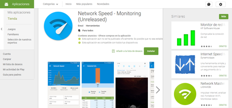 Descargar APK de Network Speed - Monitoring 1.0.0 beta Para tu Android