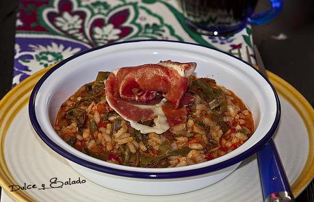 Arroz con Acelgas y Jamón Serrano