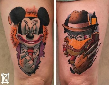 20 Tatuajes de dibujos animados de TV increibles