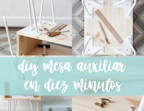 DIY: una mesilla auxiliar en 10 minutos