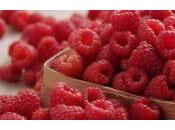 Frambuesa reina bayas Clasificada casi parte superior lista frutas “Súper alimentos”