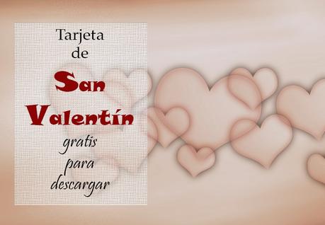 Tarjeta de San Valentín gratis para descargar