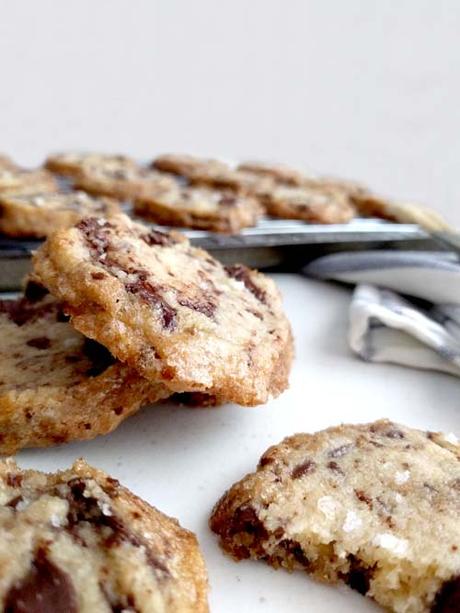 the cookie that broke the internet - shortbread con manteca salada y chuncks de chocolate de Alison Roman