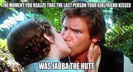 Han Solo y ciertos problemas de aliento de su chica