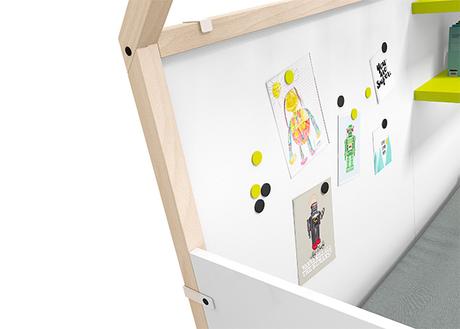 Cama con casita infantil para niñas