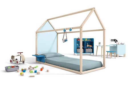 Habitación infantil con casitas para niños