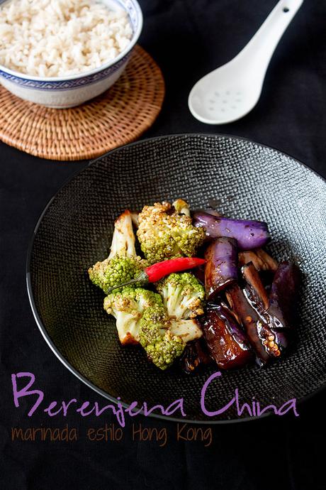 Berenjena China marinada estilo Hong Kong Berenjena China marinada estilo Hong Kong