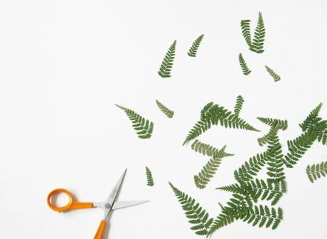 Diy lámpara con motivos de botánica Diy lámpara con motivos de botánica