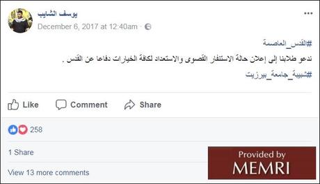 Aberración en la Universidad palestina de Bir Zeit: el día de Fatah