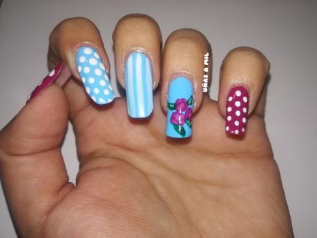 Diseño de uñas romántico para San Valentín