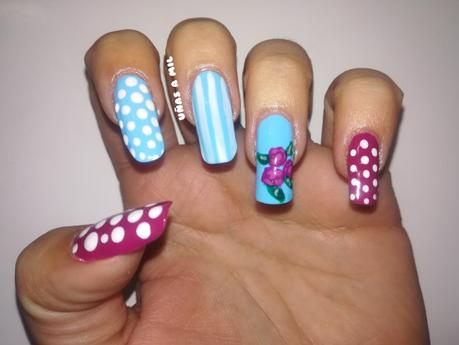 Diseño de uñas romántico para San Valentín