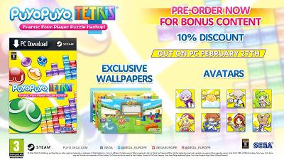 'Puyo Puyo Tetris' llegará a finales de mes hasta tu ordenador