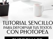 Tutorial Sencillo Para Deformar Textos Photopea