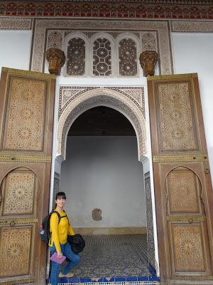 Marrakech; los Palacios de Badii y Bahía, el Mellah y Jemaa el Fna de noche