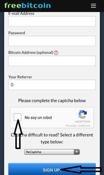 Registro FreeBitcoin