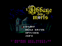 Liberada la ROM de 'L'Abbaye des Morts' para Mega Drive