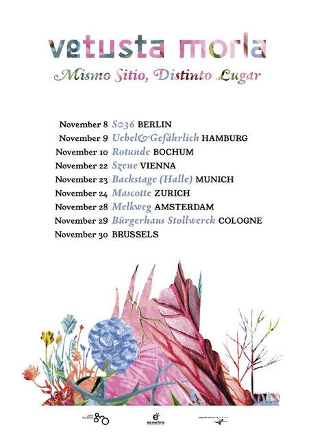 Vetusta Morla presentarán su nuevo disco en Alemania, Bélgica, Holanda, Austria y Suiza
