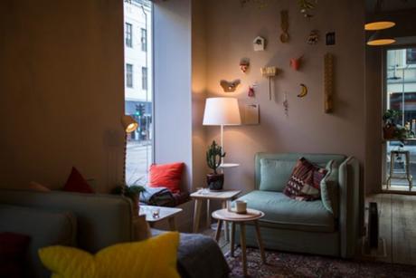 Heimatt Løkka estilo nórdico estilo escandinavo decoración locales comerciales decoración interiores decoración ikea decoración coworking decoración cafeterías decoración bares Coffee Shop in Oslo 