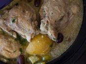 Tajine pollo limones salmuera calabacín