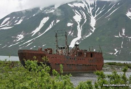 Base de submarinos abandonda en Rusia