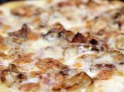 Pizza carbonara casera