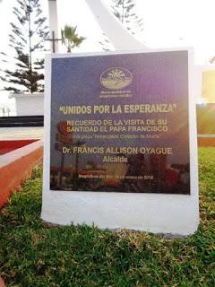 LA RUTA DEL PAPA FRANCISCO EN MAGDALENA.