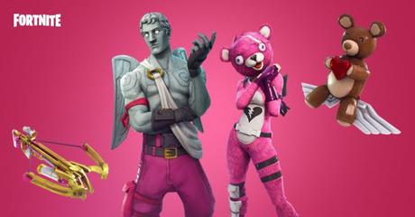 Fortnite nos presenta skins y nueva arma para San Valentín