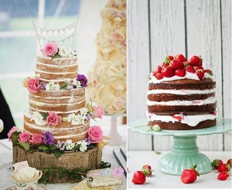 NAKED CAKES DE LA ÉPOCA VICTORIANA Naked cakes