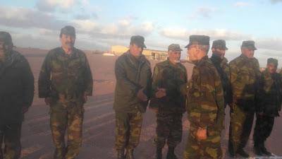 El Presidente de la RASD llega a la 5ª Región Militar y preside la reunión ampliada del Estado Mayor del Ejército Saharaui