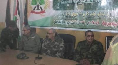 El Presidente de la RASD llega a la 5ª Región Militar y preside la reunión ampliada del Estado Mayor del Ejército Saharaui