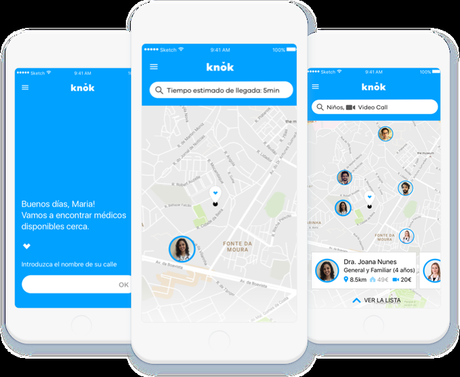 Aterriza en España KNOK, la app para llamar al médico cuando y donde quieras