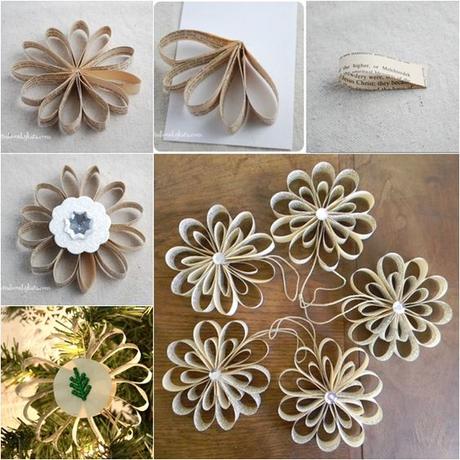 Decoraciones recicladas para navidad