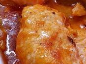 Pechugas salsa aguacate pimiento