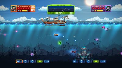 Disparos submarinos en Switch con 'Aqua Kitty UDX'; una suerte de 'Defender' bajo el mar