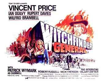 Cartel original de la película Cuando las brujas arden (Witchfinder General)