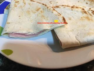 QUESADILLAS DE QUESO Y JAMÓN DE YORK