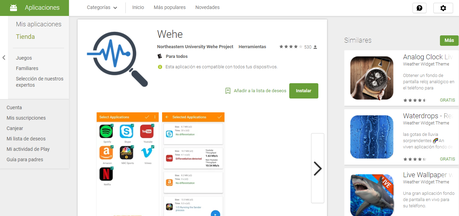 Wehe 1.5 Descargar APK Saber si tu operador cumple con la neutralidad de la red Wehe 1.5 Descargar APK Saber si tu operador cumple con la neutralidad de la red