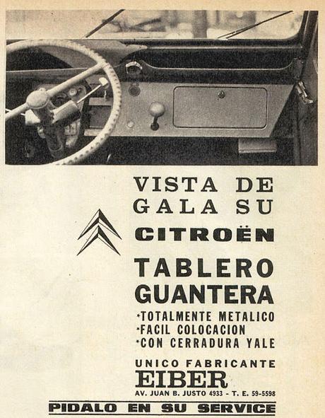 Tablero guantera para el Citroën 2 CV