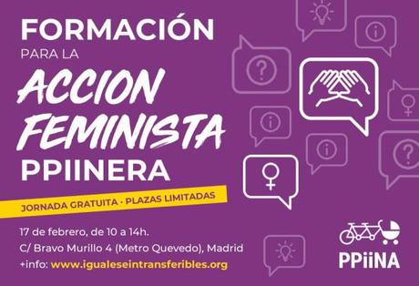 Apúntate a la Formación para la acción feminista ppiinera: 17.02.2018