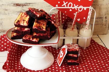 Red Velvet Cheesecake Brownies