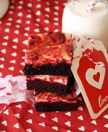 Red Velvet Cheesecake Brownies