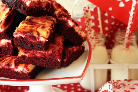 Red Velvet Cheesecake Brownies