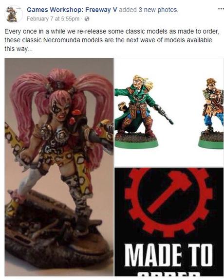 Las figuras clásicas de Necromunda vuelven (Venta por demanda)