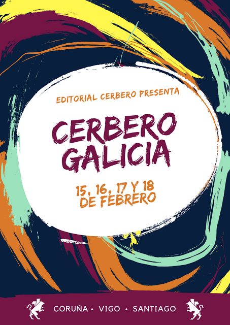 Programa de la editorial Cerbero para Cerbero Galicia