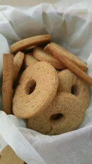 Roscos integrales con canela Roscos integrales con canela