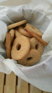 Roscos integrales con canela Roscos integrales con canela