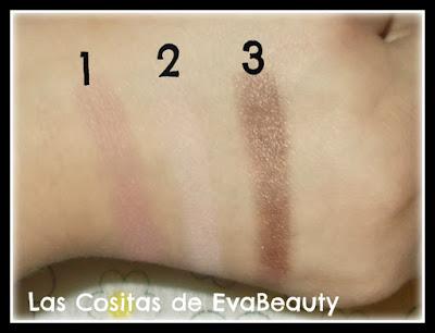 Swatches Paletas Love y Golden Bar de I Heart Makeup, ideales para regalar en San Valentín