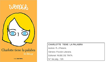 Libros para leer: Charlotte tiene la  palabra – R.J. Palacios