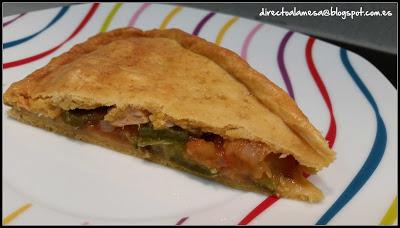 Empanada de pisto y atún