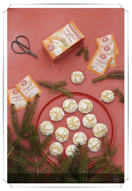 Galletas Craqueladas de Jengibre y Cúrcuma